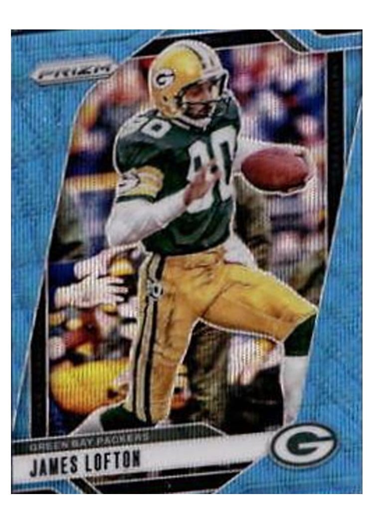 2024 Panini Prizm Base Set James Lofton Blue Wave #109 card