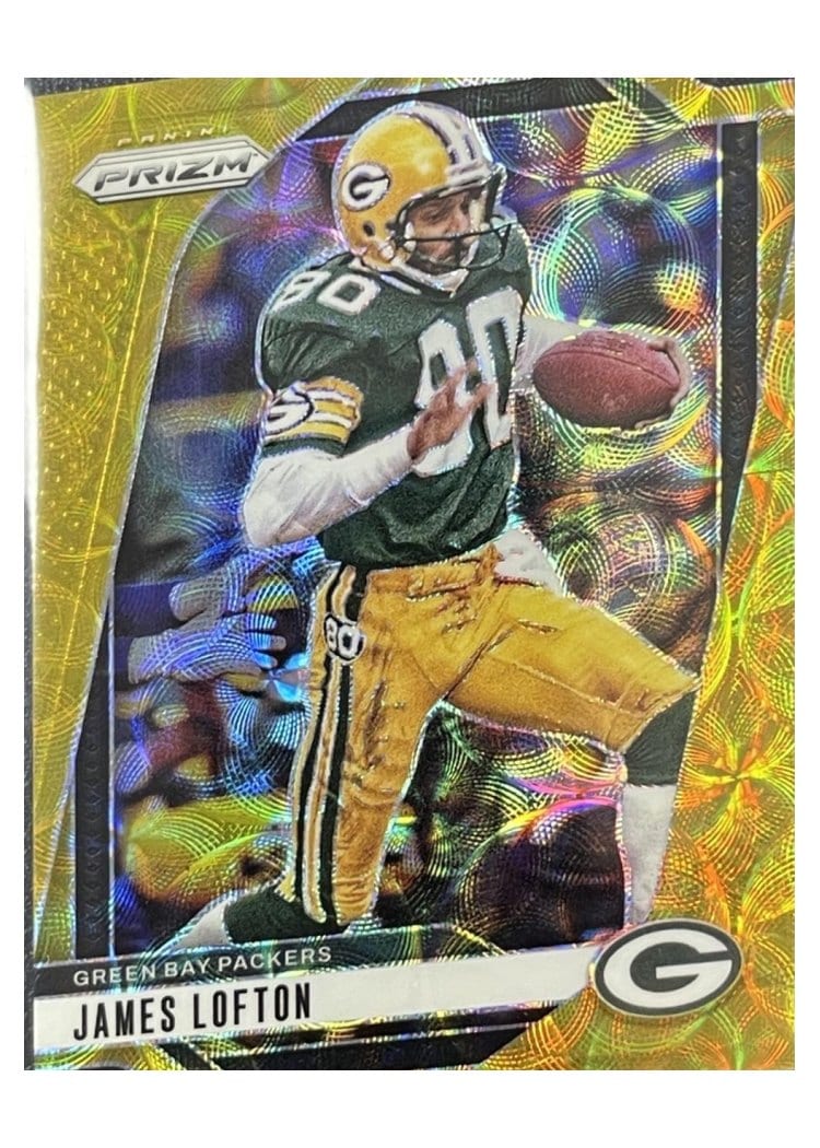 2024 Panini Prizm Base Set James Lofton Choice Gold #109 card