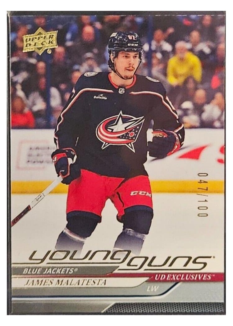 2024-25 Upper Deck Base Set James Malatesta #219 card