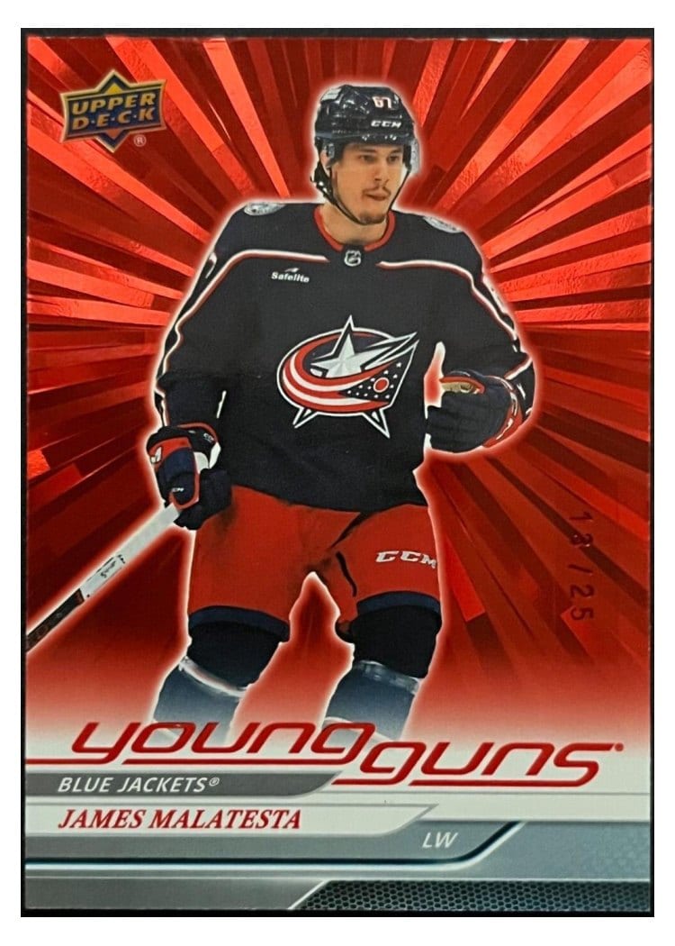 2024-25 Upper Deck Base Set James Malatesta #219 card