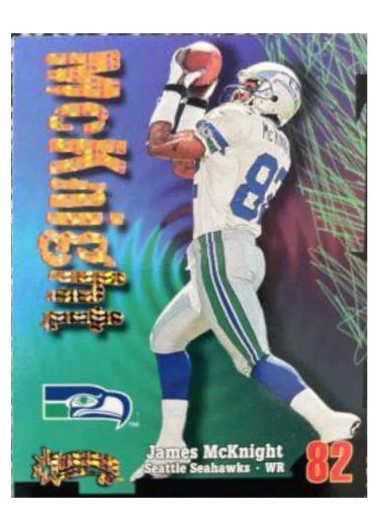 1998 Skybox Thunder James McKnight #36 card