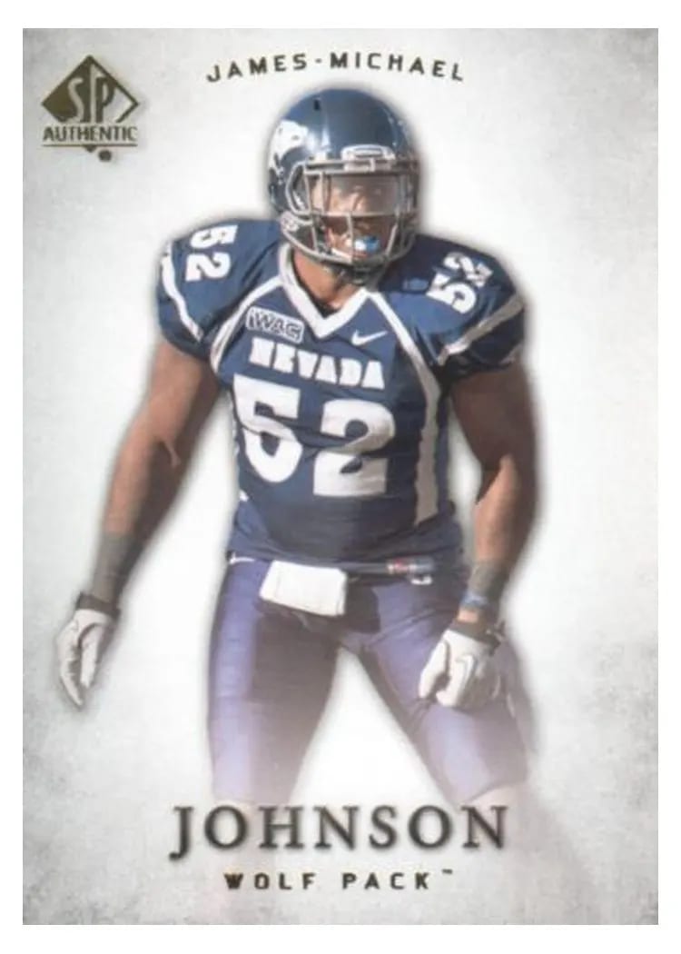 2012 SP Authentic James Michael Johnson #46 card