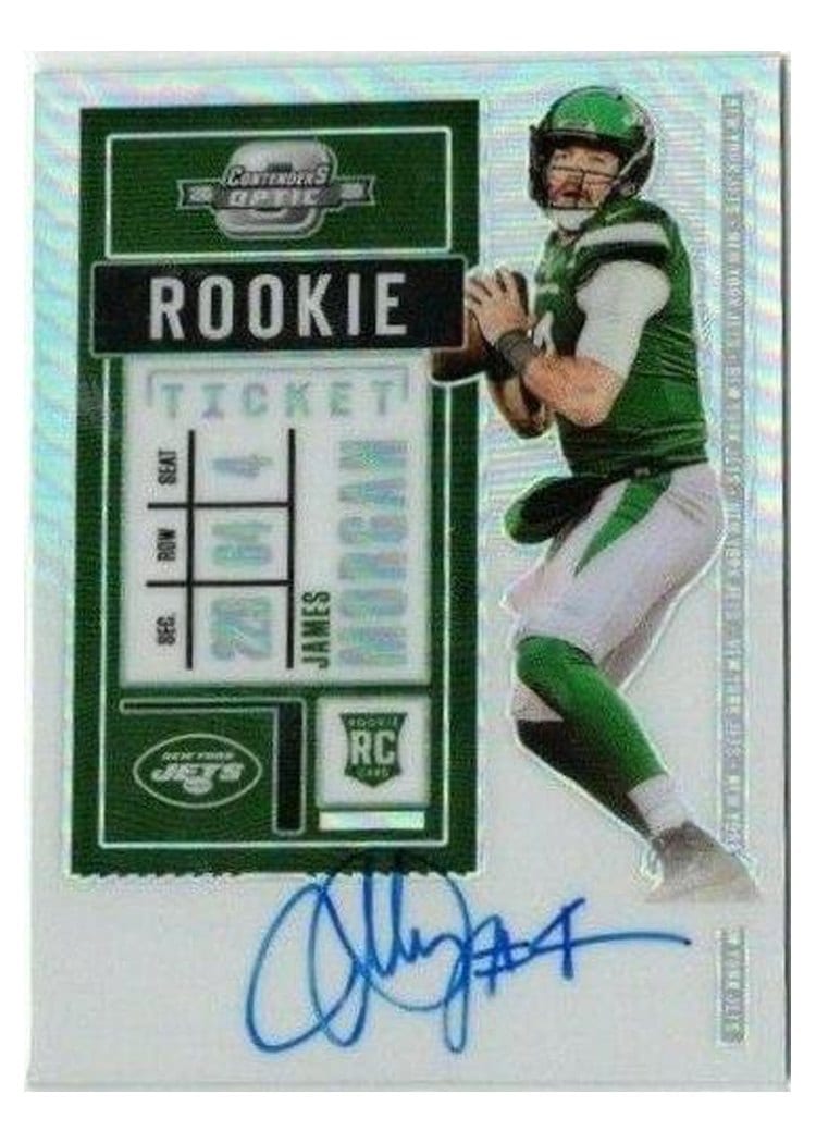 2020 Panini Contenders Optic Base Set James Morgan Autograph Silver #138 card