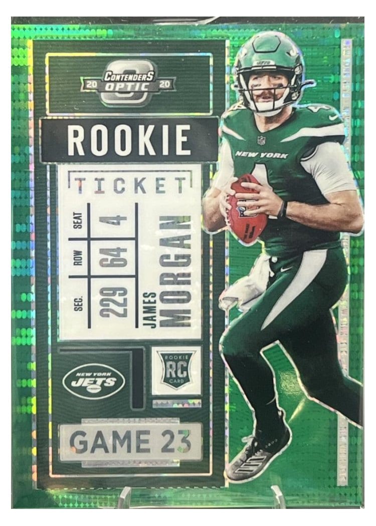2020 Panini Contenders Optic Base Set James Morgan Green Pulsar #79 card