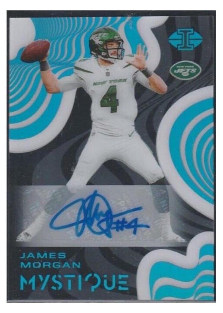 2020 Panini Illusions Mystique Autographs James Morgan #MY14 card