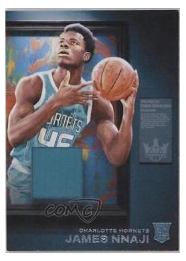 2023-24 Panini Court Kings Debut Showcase Memorabilia James Nnaji #DSM-NNJ card