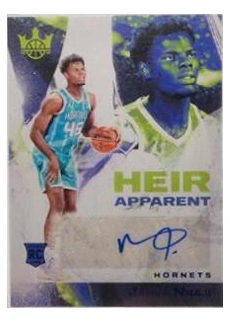 2023-24 Panini Court Kings Heir Apparent Autographs James Nnaji #HA-JNC card