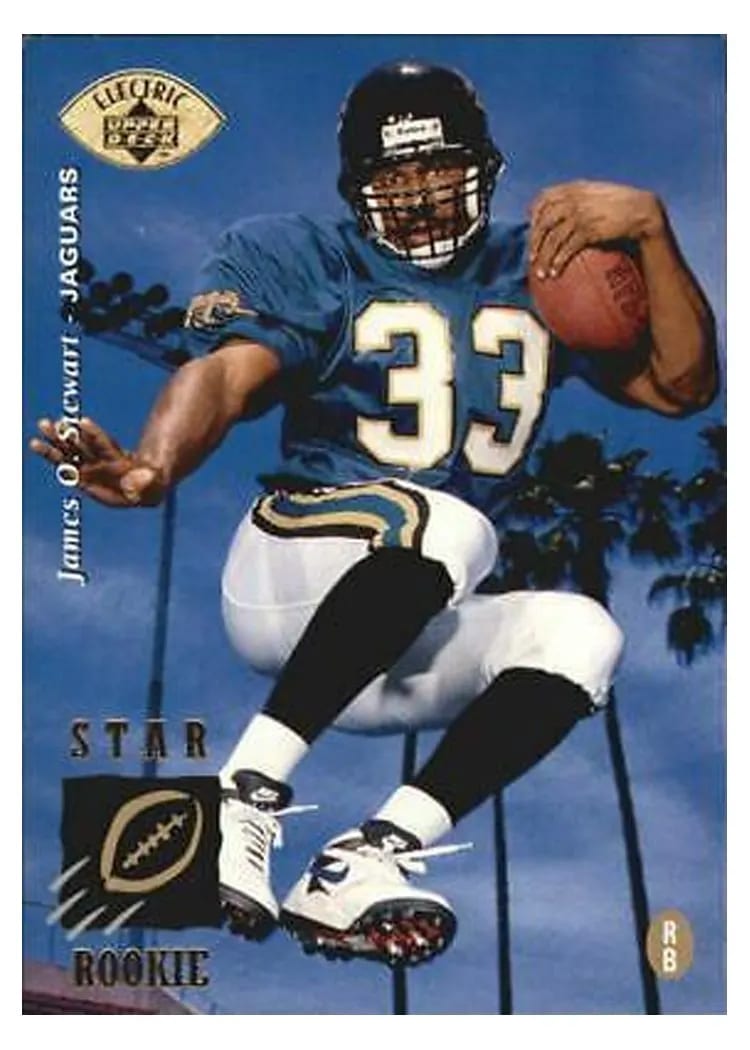 1995 Upper Deck James O. Stewart #16 card
