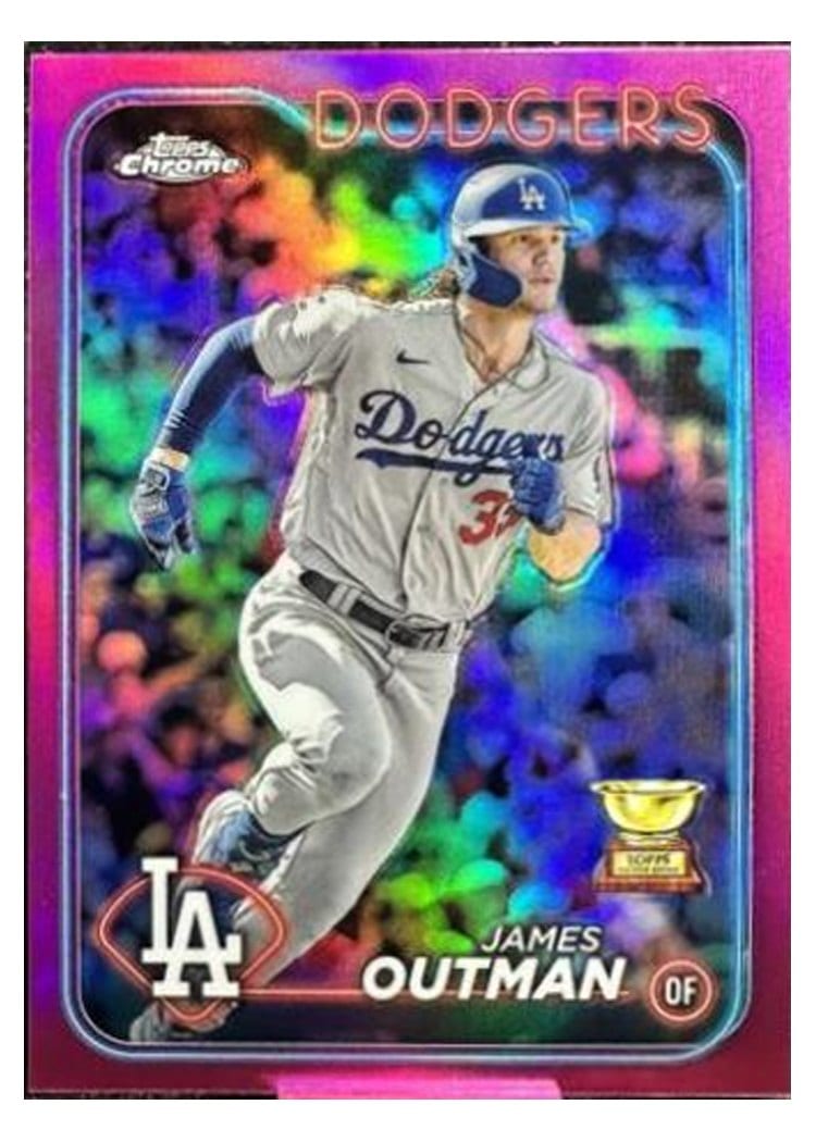 2024 Topps Chrome Base Set James Outman #68 card
