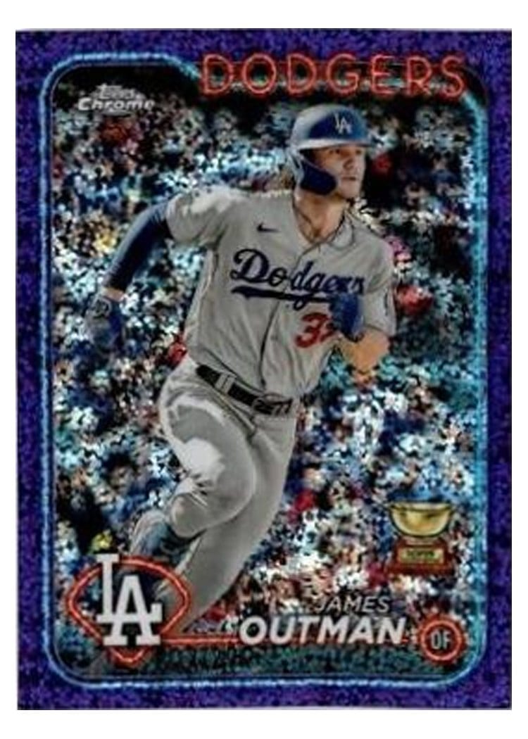 2024 Topps Chrome Base Set James Outman #68 card