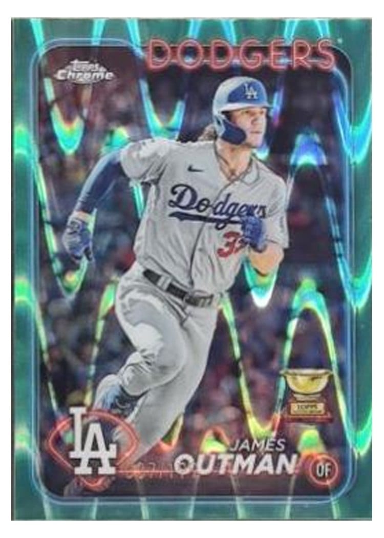 2024 Topps Chrome Base Set James Outman #68 card