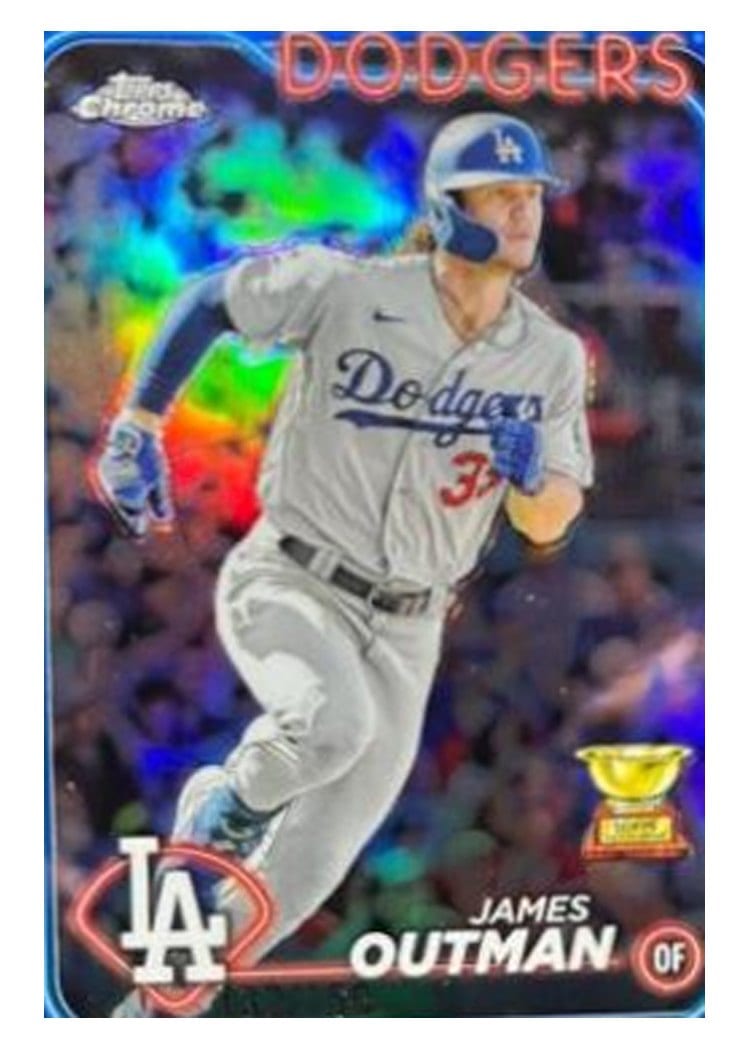 2024 Topps Chrome Base Set James Outman #68 card