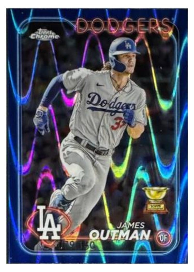 2024 Topps Chrome Base Set James Outman #68 card