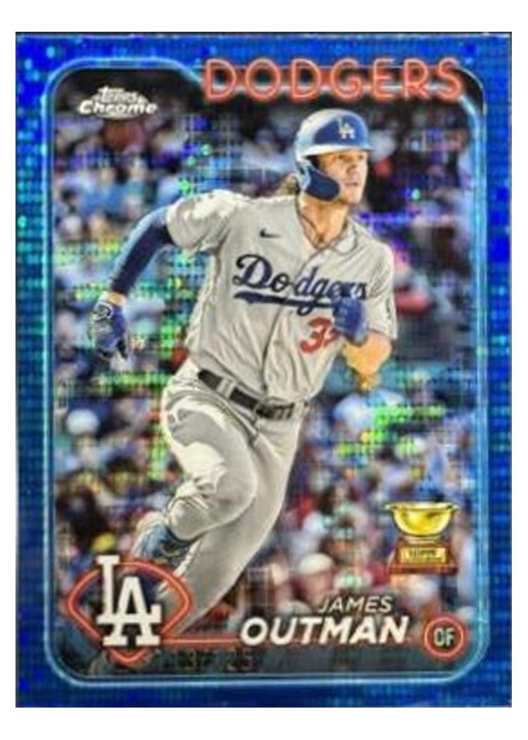 2024 Topps Chrome Base Set James Outman #68 card
