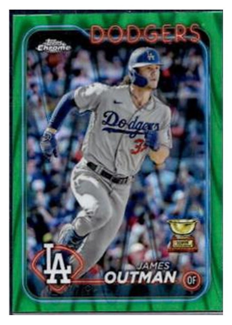 2024 Topps Chrome Base Set James Outman #68 card