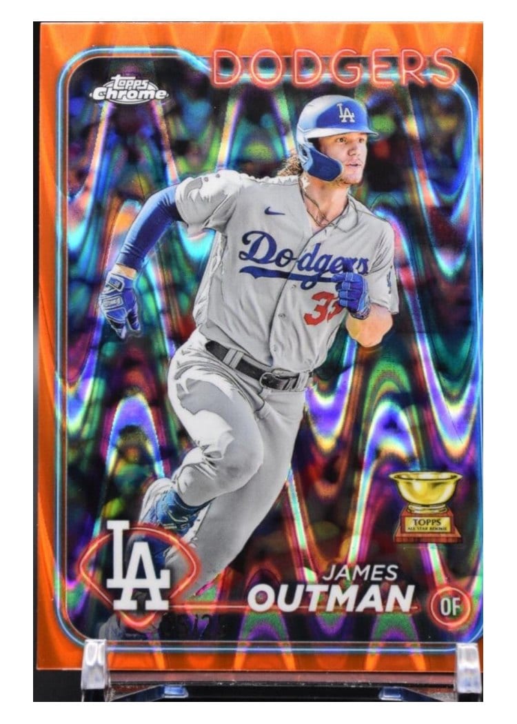 2024 Topps Chrome Base Set James Outman #68 card