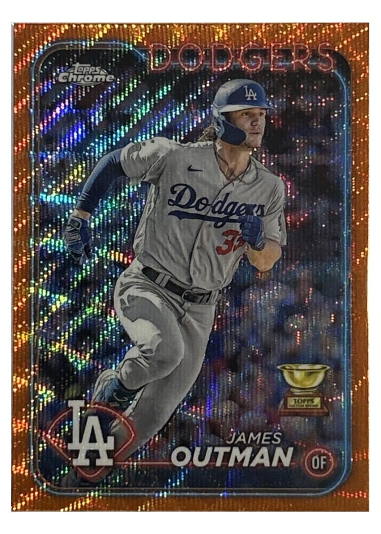 2024 Topps Chrome Base Set James Outman #68 card