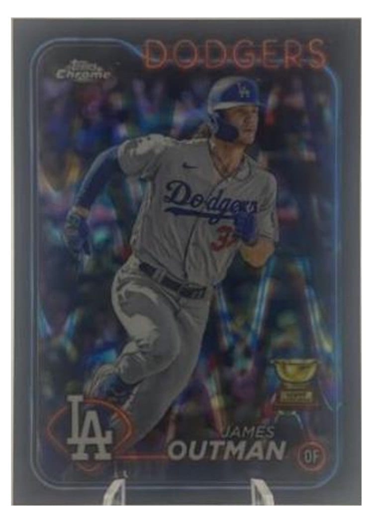2024 Topps Chrome Base Set James Outman #68 card