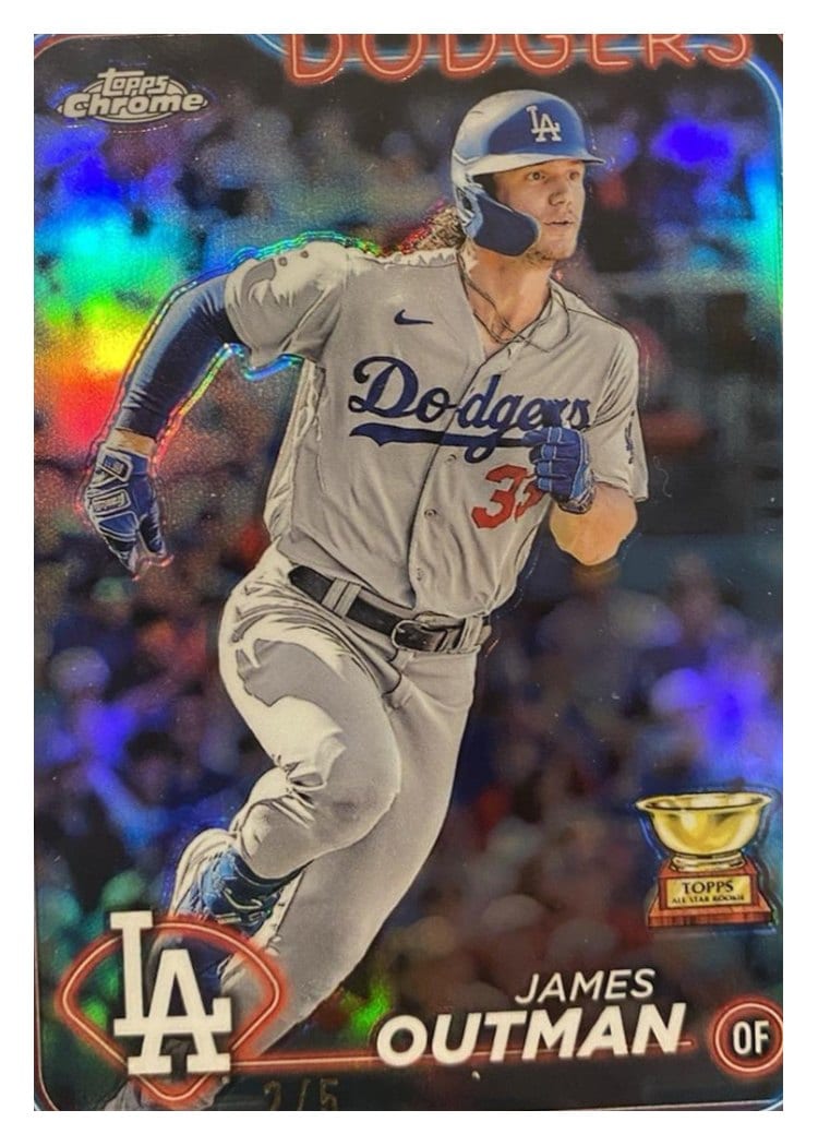 2024 Topps Chrome Base Set James Outman #68 card