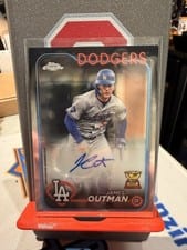 2024 Topps Chrome Update Autographs James Outman #AC-JOU card