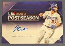 2024 Topps Postseason Performance Autograph James Outman #PPA-JO card