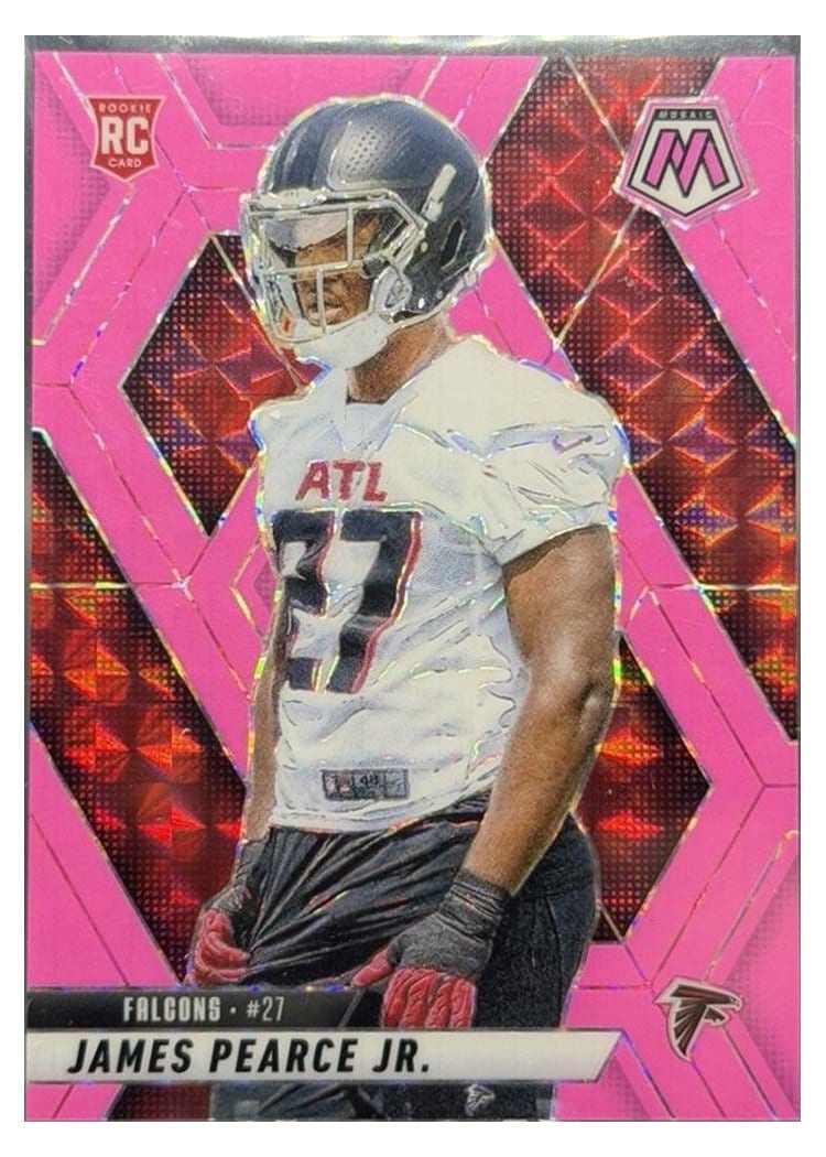 2025 Panini Mosaic Base Set James Pearce Jr. #357 card
