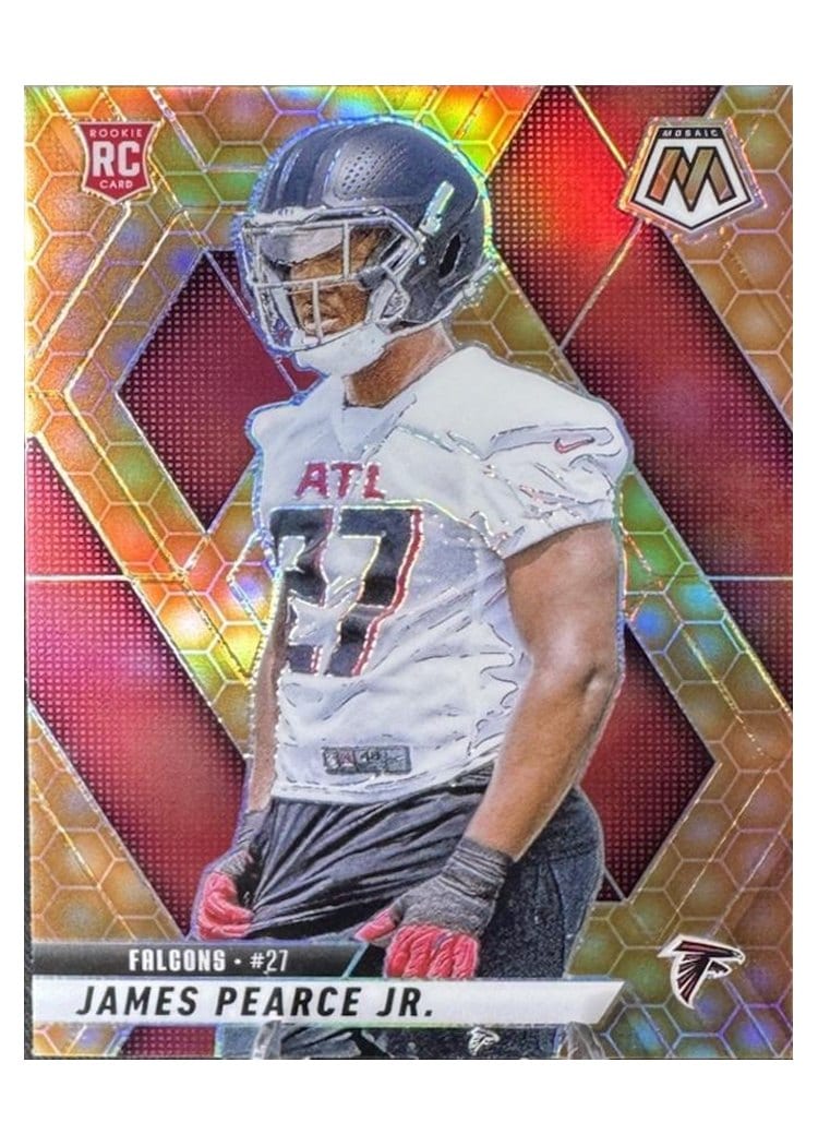 2025 Panini Mosaic Base Set James Pearce Jr. Honeycomb #357 card