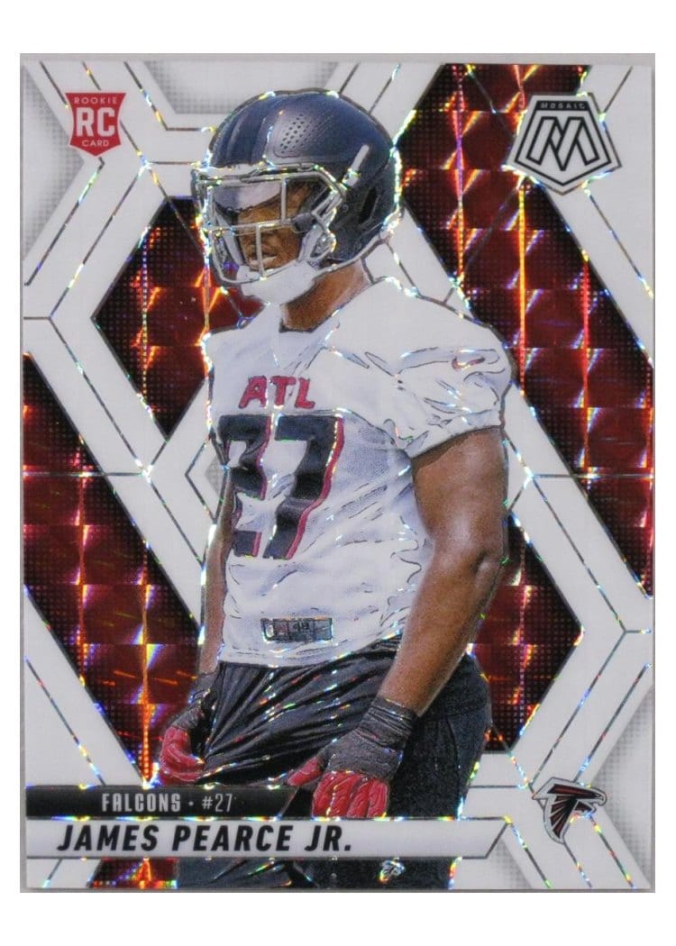 2025 Panini Mosaic Base Set James Pearce Jr. White #357 card
