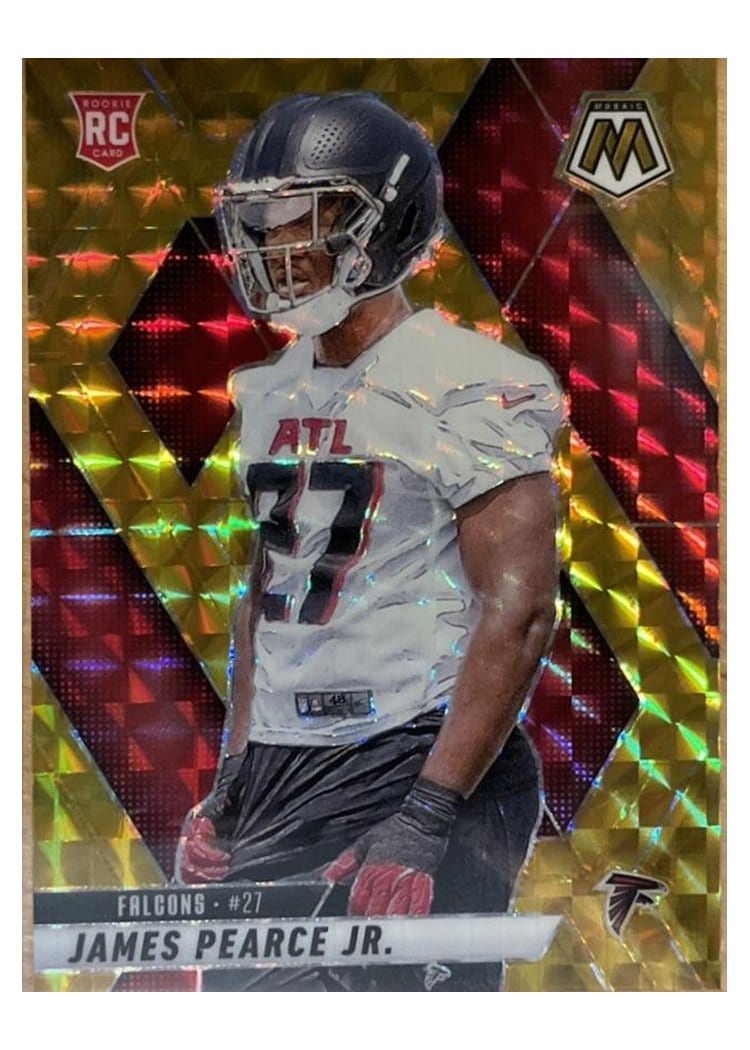 2025 Panini Mosaic Base Set James Pearce Jr. #357 card