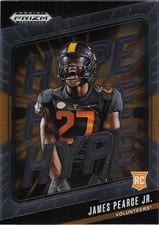 2025 Panini Prizm Draft Picks Hype James Pearce Jr. #15 card