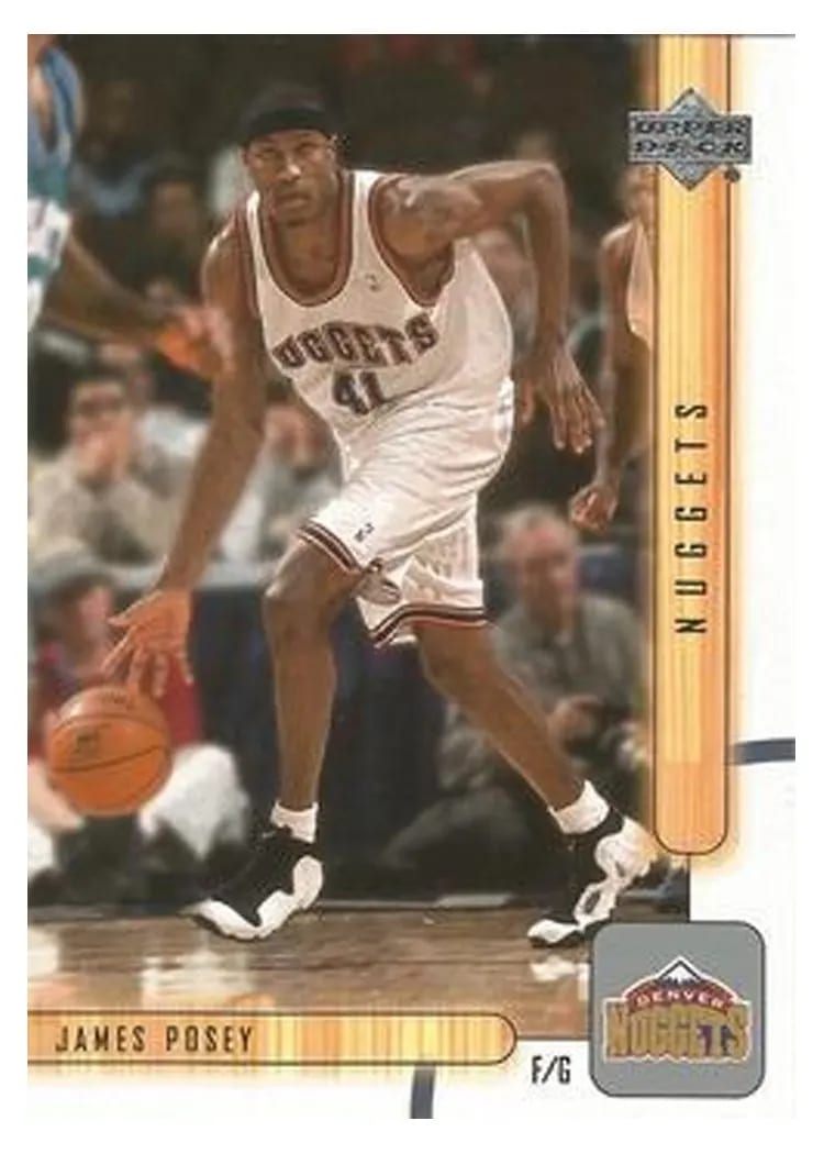 2001 Upper Deck James Posey #41 card