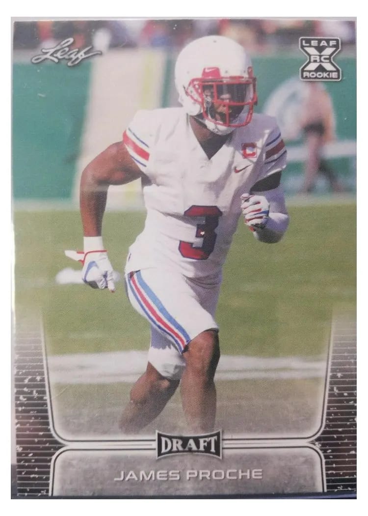 2020 Leaf Draft James Proche #37 card