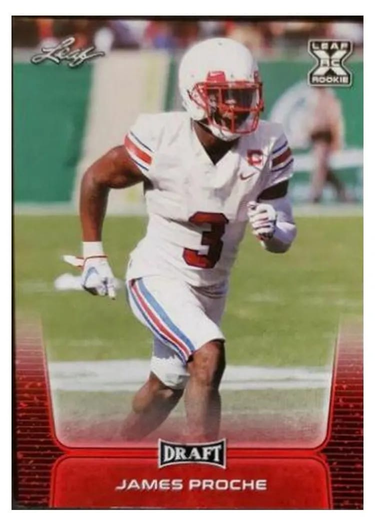2020 Leaf Draft James Proche #37 card
