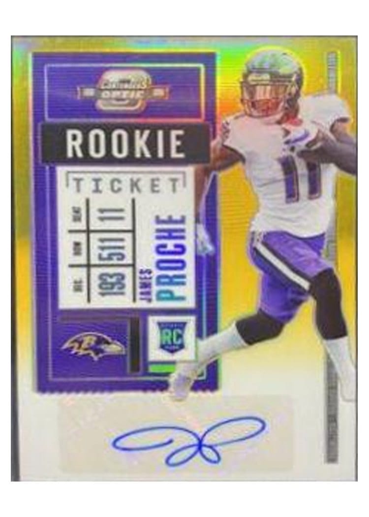 2020 Panini Contenders Optic Base Set James Proche #195 card