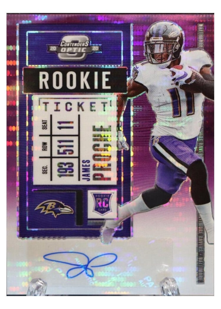 2020 Panini Contenders Optic Base Set James Proche #195 card