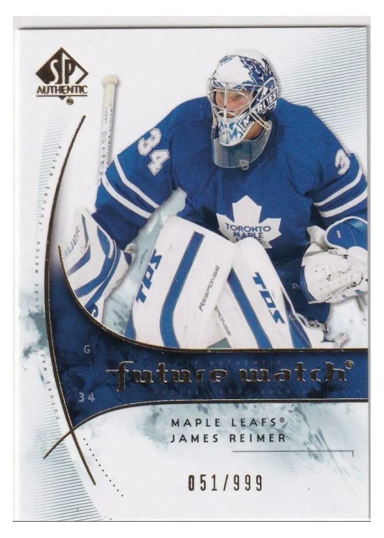 2009 SP Authentic James Reimer #164 card