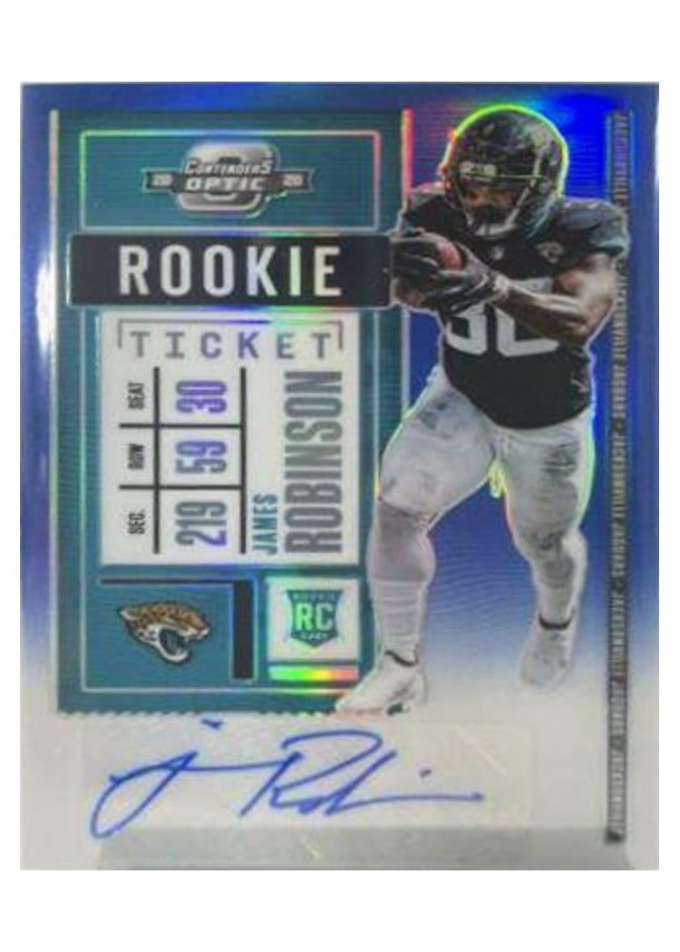 2020 Panini Contenders Optic Base Set James Robinson #203 card
