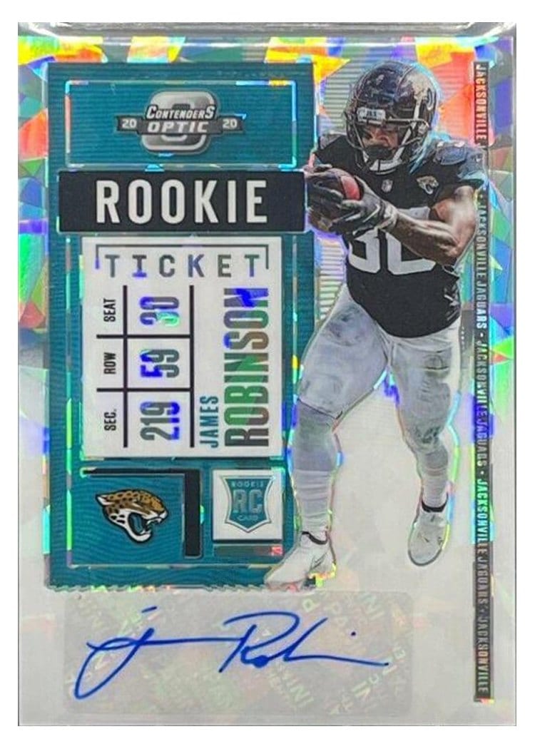 2020 Panini Contenders Optic Base Set James Robinson #203 card