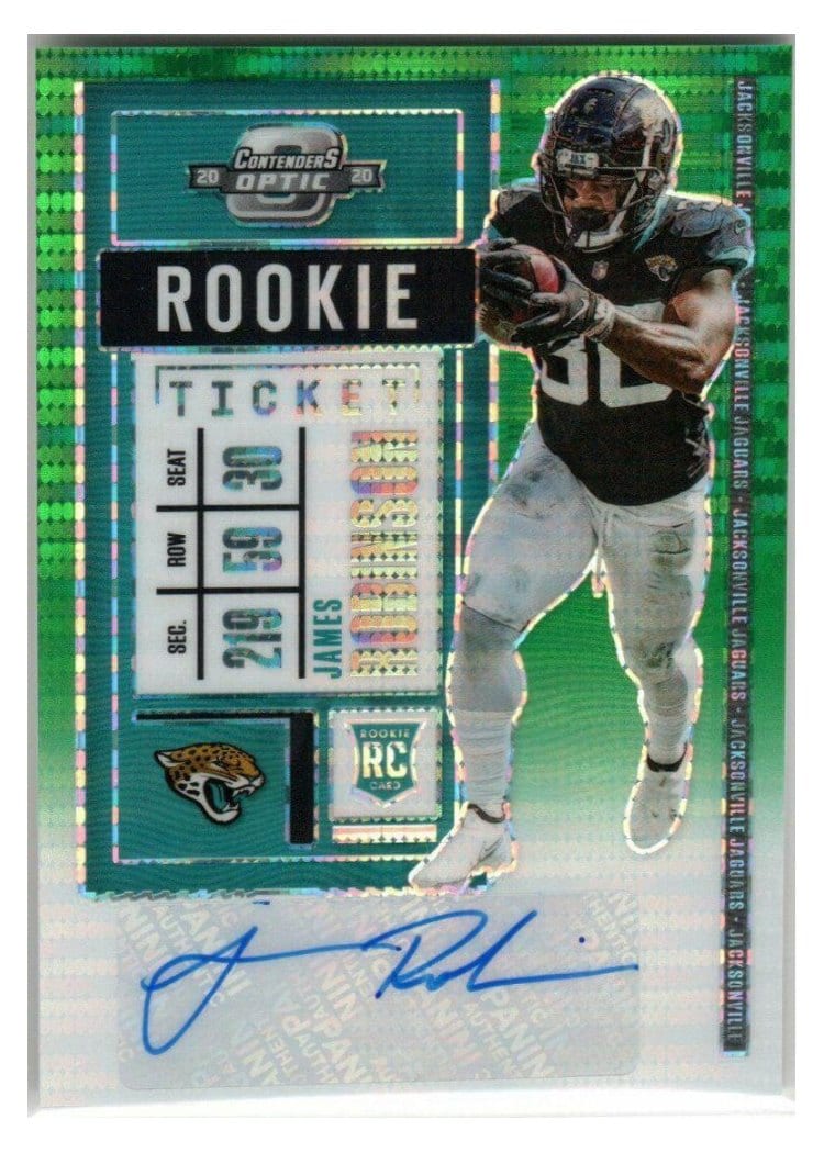 2020 Panini Contenders Optic Base Set James Robinson #203 card