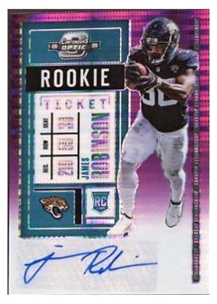 2020 Panini Contenders Optic Base Set James Robinson #203 card
