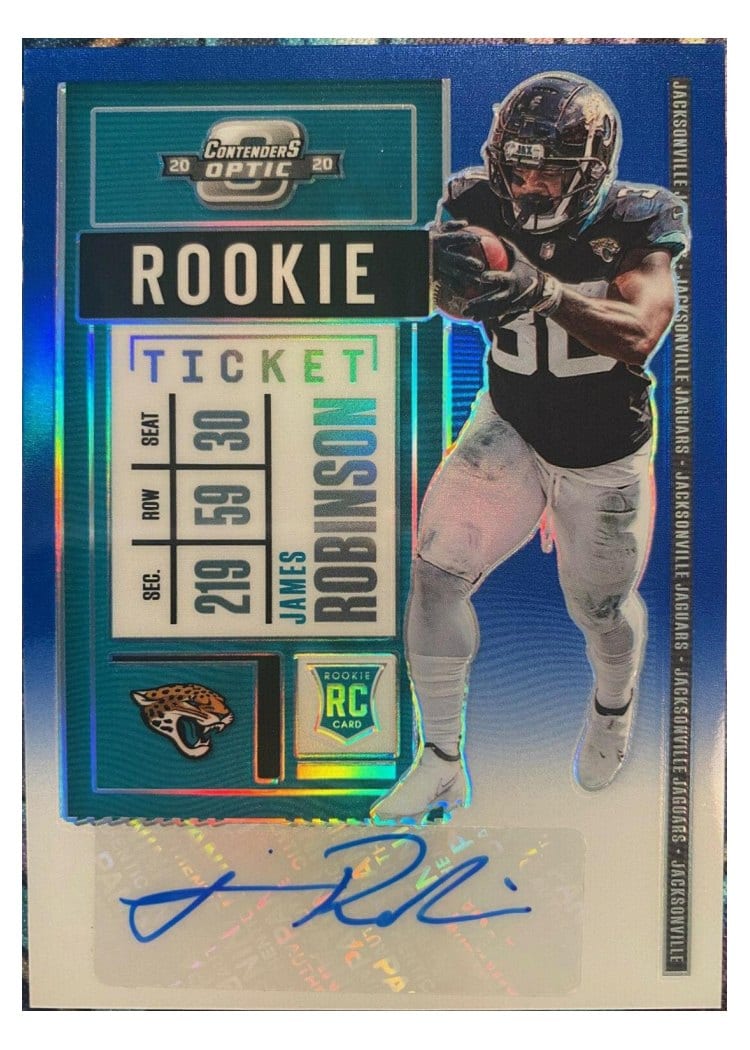 2020 Panini Contenders Optic Base Set James Robinson #97 card