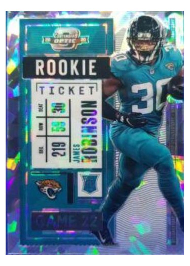 2020 Panini Contenders Optic Base Set James Robinson #97 card
