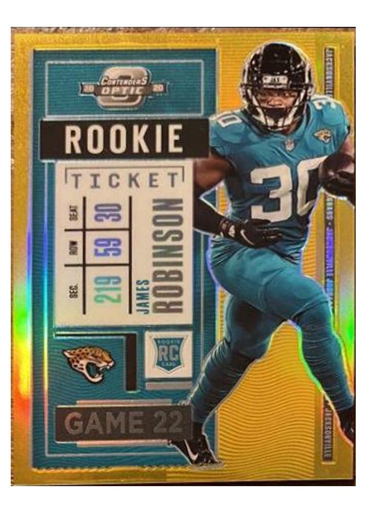 2020 Panini Contenders Optic Base Set James Robinson #97 card