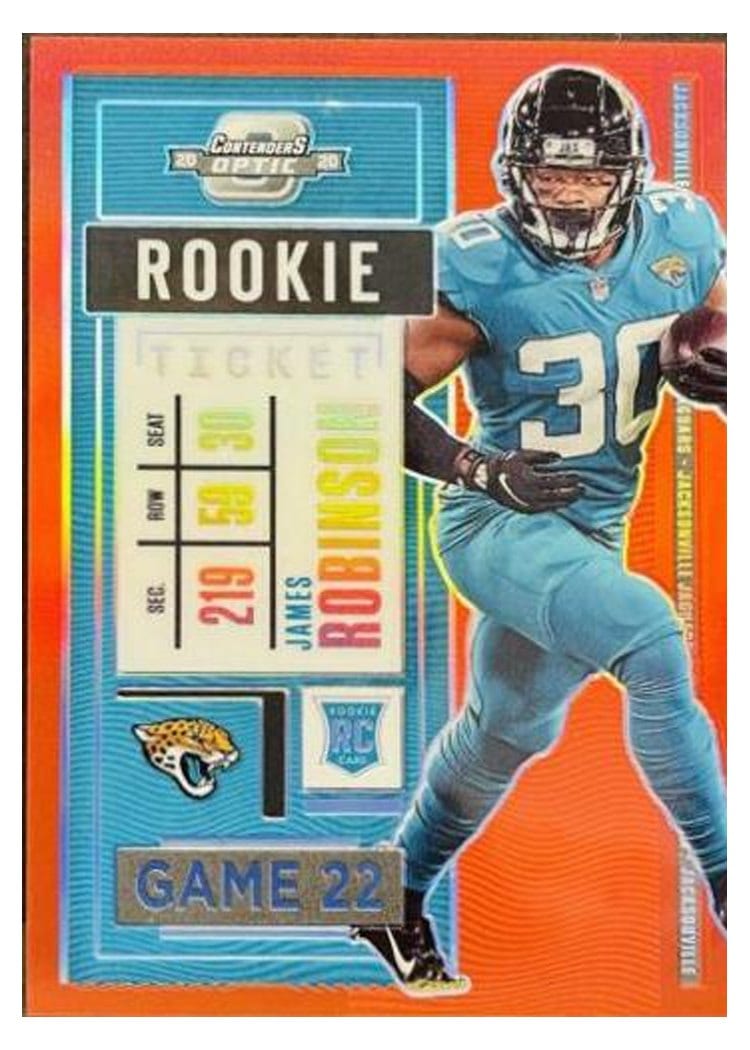 2020 Panini Contenders Optic Base Set James Robinson #97 card