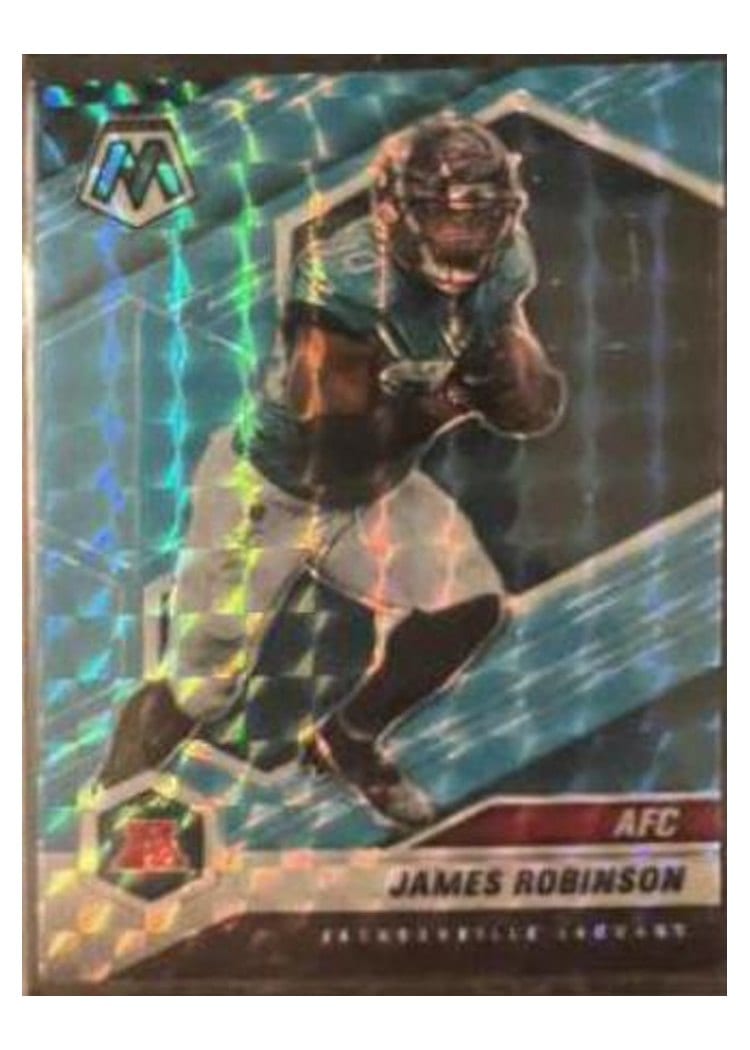 2021 Panini Mosaic Base Set James Robinson #232 card