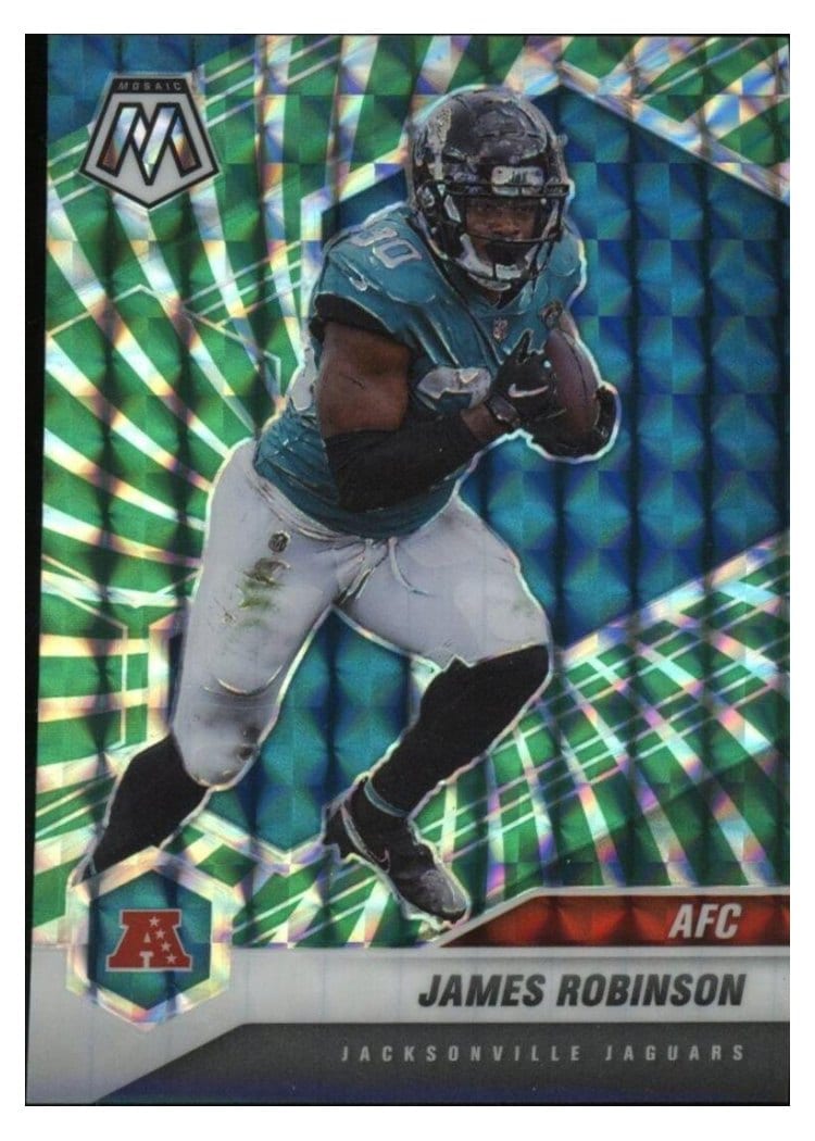 2021 Panini Mosaic Base Set James Robinson #232 card