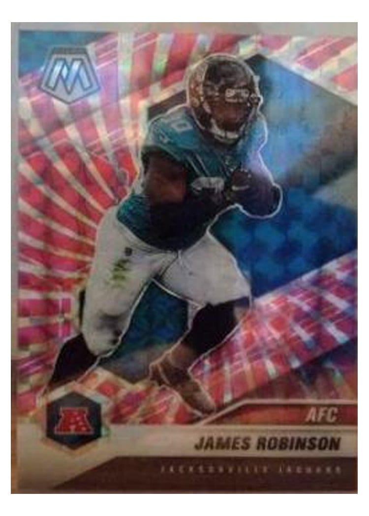 2021 Panini Mosaic Base Set James Robinson #232 card