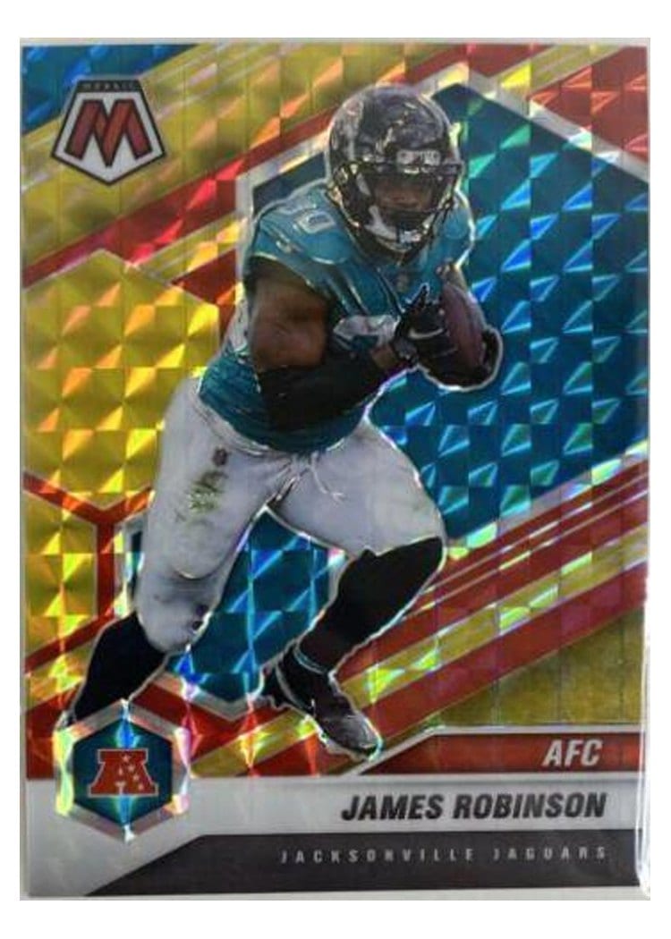 2021 Panini Mosaic Base Set James Robinson #232 card