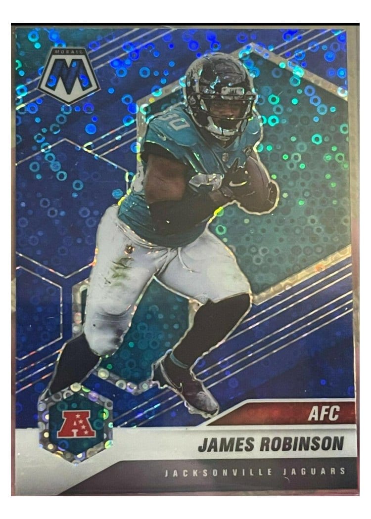 2021 Panini Mosaic Base Set James Robinson #232 card