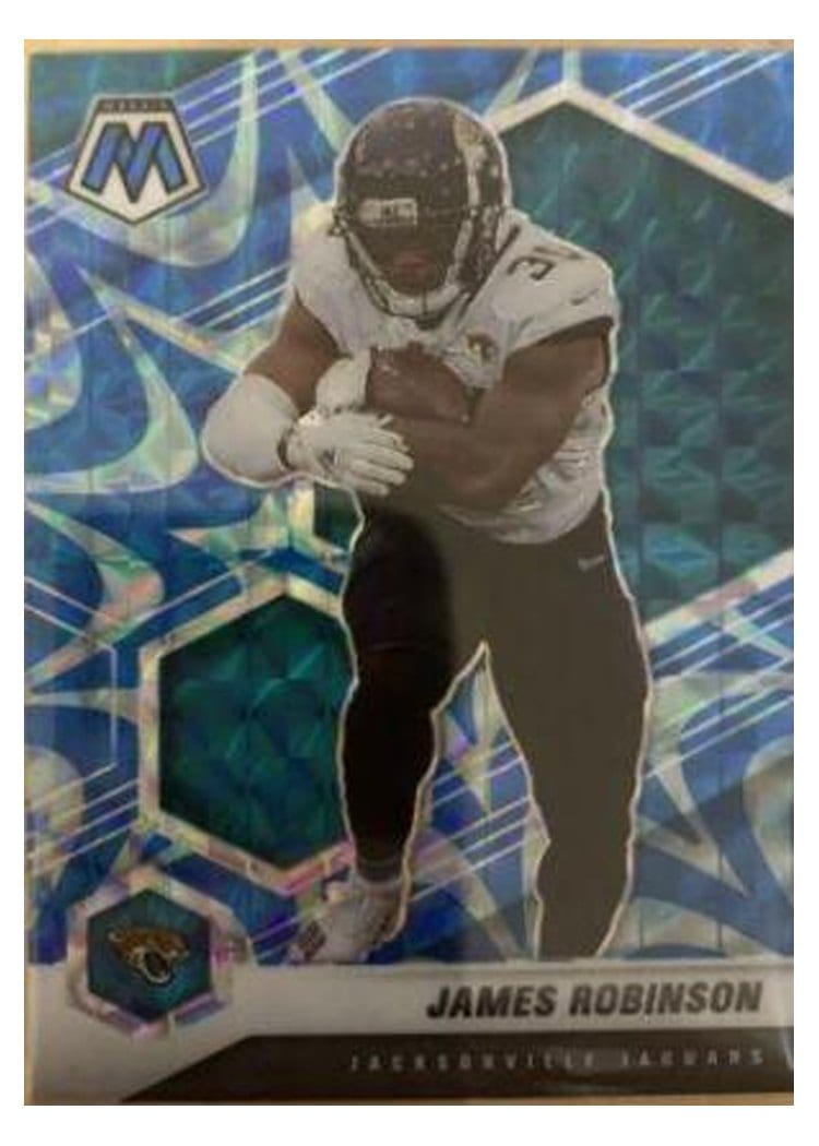 2021 Panini Mosaic Base Set James Robinson #99 card